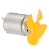 Ruilogod 1Set DC3v 0.11A 8000RPM+/-10% Motor with 40mm Dia 4 Vanes Yellow Propeller (id: dc5 f92 d68 8d9 9e6 view 1