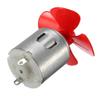 Ruilogod 5pcs DC 3V 0.38A 8000RPM Motor w 4 Vanes Red 40mm Rotating Dia Propeller (id: eab d93 034 cea 079 view 2