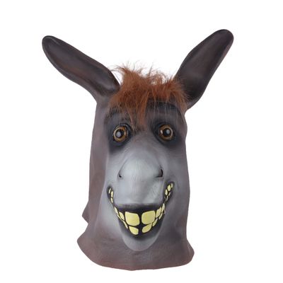 SandT Collection Donkey Head Latex Mask Dress Up Halloween Costume Party Mask Cosplay