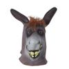 SandT Collection Donkey Head Latex Mask Dress Up Halloween Costume Party Mask Cosplay view 1