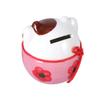 ABOOFAN Ceramic Lucky Cat Coin Piggy Bank Delicate Desktop Adornment Home Desktop Ornament Porcelain Money Change Pot Feng Shui Decor 3.93 x 3.54 x 3.54 Inch view 1