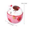 ABOOFAN Ceramic Lucky Cat Coin Piggy Bank Delicate Desktop Adornment Home Desktop Ornament Porcelain Money Change Pot Feng Shui Decor 3.93 x 3.54 x 3.54 Inch view 4