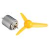 Ruilogod DC 12V 0.04A 7000RPM Motor w 3 Vanes Yellow 80mm Rotation Dia Propeller (id: 906 16b 91c bab 1d7 view 4