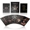 WJPC Rose Gold Foil Tarot Card Decks Set with Guidebook&Gift Box for Beginner& Expert. Fortune Telling Game Cards for Tarot Decks. view 1