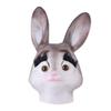 SandT Collection Bunny Head Latex Mask Dress Up Halloween Costume Party Mask Cosplay view 1