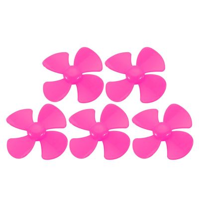 Ruilogod 5pcs Plastic 4 Vanes Propeller 40mm Diameter Rosiness for RC Boat Airplane Toy (id: d78 186 239 9af d64