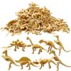 HAVAGDTM 110PCS Dinosaur Fossil Skeleton Dinosaur Skeleton Toys Assorted Figures Dino Bones for Birthday Party Science Play Dino Sand Dig Party Favor Decorations 2.5Inch view 1