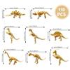 HAVAGDTM 110PCS Dinosaur Fossil Skeleton Dinosaur Skeleton Toys Assorted Figures Dino Bones for Birthday Party Science Play Dino Sand Dig Party Favor Decorations 2.5Inch view 2