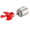Ruilogod DC 5V 0.03A 6500RPM Motor w 4 Vanes Red 40mm Rotating Dia Propeller (id: 0b7 216 306 07b 054 view 3