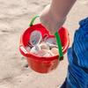 Spielstabil Toddler Sand Toys Bundle - Small Pail, Small Sieve and 2 Small Scoops (Colors Vary - Made in Germany) view 2