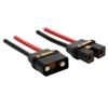 1Pair Male Female QS10-S Plug with 10cm 6AWG Silicone Cable 180A Large Current Anti-Spark Adapter Connector Wire for RC Car UAV Drone Parts view 1