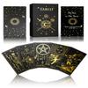 WJPC Gold Foil Tarot Cards with Guide Book Set&Gift Box for Beginner& Expert. Original DesignTarot Decks, Tarot Cards Decks view 1