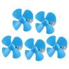 Ruilogod 5pcs DC 6V 0.13A 7500(+/-10%) RPM Motor w 4 Vanes Blue 56mm Rotating Dia Propeller (id: 4ee 09b 37a 6b0 ca3 view 1