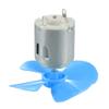 Ruilogod 5pcs DC 6V 0.13A 7500(+/-10%) RPM Motor w 4 Vanes Blue 56mm Rotating Dia Propeller (id: 4ee 09b 37a 6b0 ca3 view 4