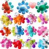 50 Packs Rainbow Mini Pop Octopus Fidget Keychain GiftSmall Christmas Party Fidgets Favors Bubble Anxiety Stress Reliever Stuents Prizes view 1