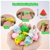 130Pcs Mochi Squishy Toys, Mini Kawaii Squishies Stress Relief Fidget Toys Bulk for Kids Party Favors, Birthday Gifts, Easter Egg Fillers, Valentines Goodie Bags ,Christmas Stocking Stuffers view 4