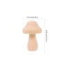 12pcs Unfinished Wooden Mushrooms for Crafts Natural Wood Decorative Ornaments for Boys and Girls for Painting and Classroom Projects Promote Creativity and Hand-Eye Coordination view 2