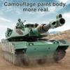 Bvrorere RC Tank, US M1A2 Abrams Army Tank Toy, 2.4GHz Remote Control Military Vehicles with Realistic Sounds & IR Battle, RC Army Toys for Boys Kids & Adults view 3