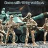Bvrorere RC Tank, US M1A2 Abrams Army Tank Toy, 2.4GHz Remote Control Military Vehicles with Realistic Sounds & IR Battle, RC Army Toys for Boys Kids & Adults view 4