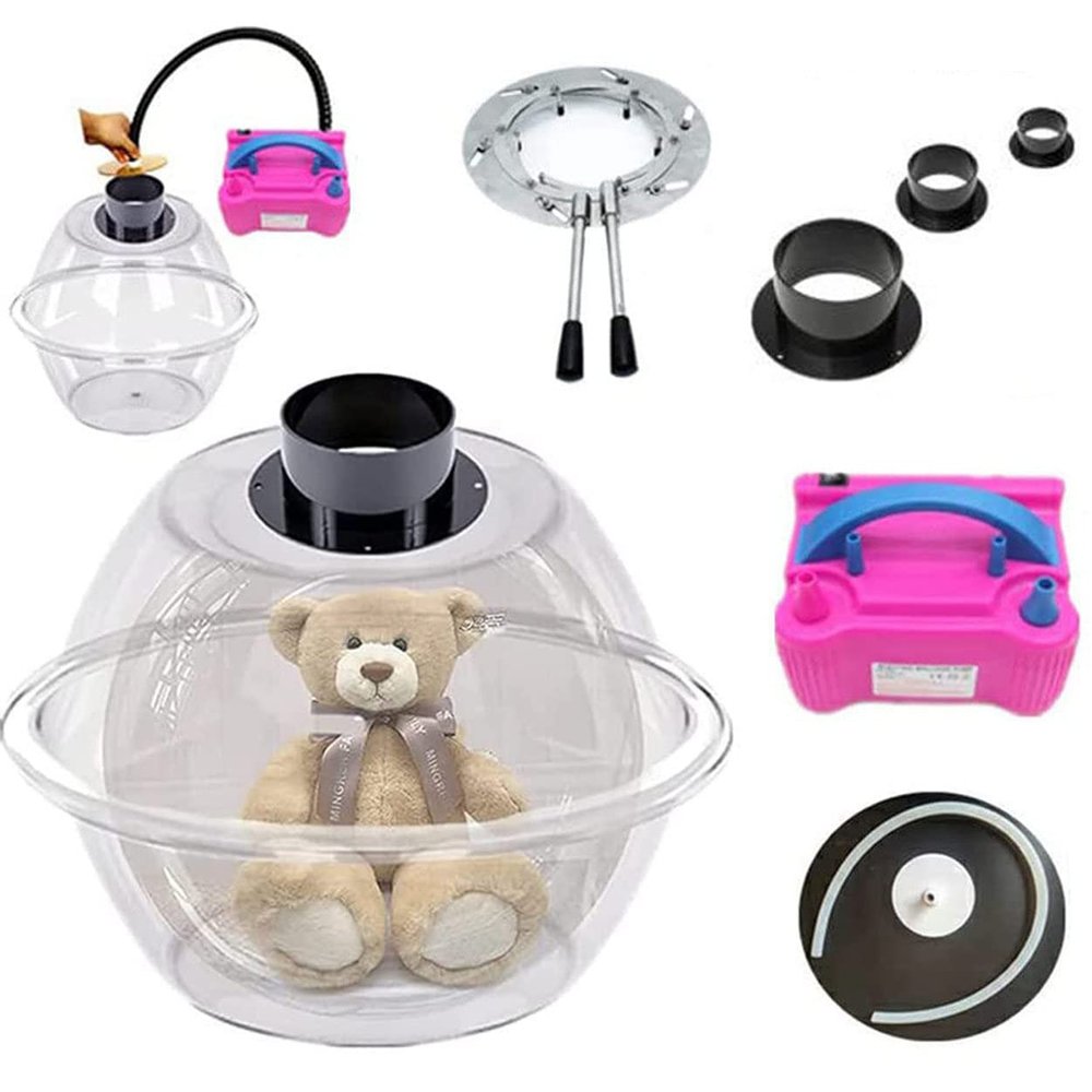 Balloon Stuffing Machine,Balloon Stuffer Tool Kit,Balloon Stuffer With Balloon Pump And Flaring Pliers Used,For Diy Balloon Bouquet Wedding Christmas Birthday Party Gift Balloons Decoration