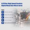 AGFRC Sub-Micro RC Servo Motor - Upgrade Metal Gear 8g 1kg 0.075Sec high Speed Coreless Digital Drift Racing Servo for 1/28 RC Cars Airplanes(B05CLS) view 3