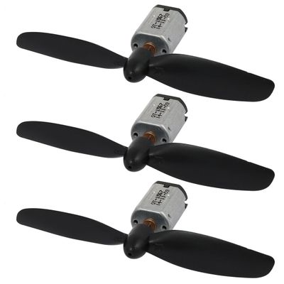Ruilogod 3pcs DC 3.7V 26000RPM N20 High Speed Strong Motor w CW Propeller (id: 3b6 7e8 fd3 f1a 032
