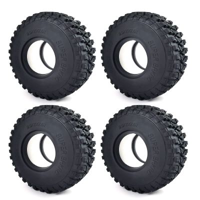 RC 2.9 Tires Rock Terrain Wheel Tires for 1/6 RC Rock Crawler Car Axial SCX6 JLU AXI05000 Upgrade Parts, 4PCS