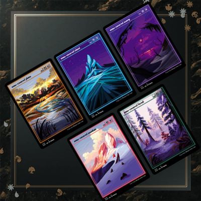 Magic: the Gathering Secret Lair - Pixel Snow Lands Foil