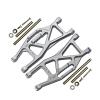 Aluminum Front Or Rear Lower Arms For Traxxas 1/10 Maxx With WideMAXX Monster Truck 89086-4 - 14Pc Set Silver view 1