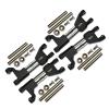 Stainless Steel+Aluminum Supporting Mount With Front & Rear Upper Arms For Traxxas 1/10 Maxx With WideMAXX Monster Truck 89086-4 - 28Pc Set Black view 1