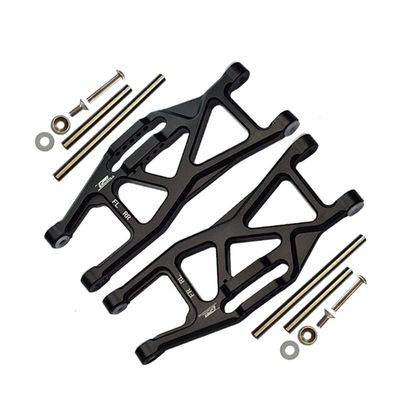 Aluminum Front Or Rear Lower Arms For Traxxas 1/10 Maxx With WideMAXX Monster Truck 89086-4 - 14Pc Set Black
