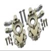 Aluminum Front Knuckle Arms For Traxxas 1/10 TRX 4 Trail Defender Crawler/TRX 6 MERC-Benz G63-1Pr Set Silver view 1