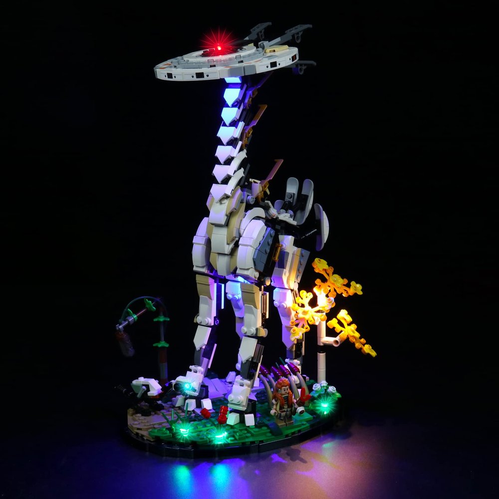 Brick Shine Light kit for Horizon Forbidden West: Tallneck 76989(Model Set is not Included) (Classic)