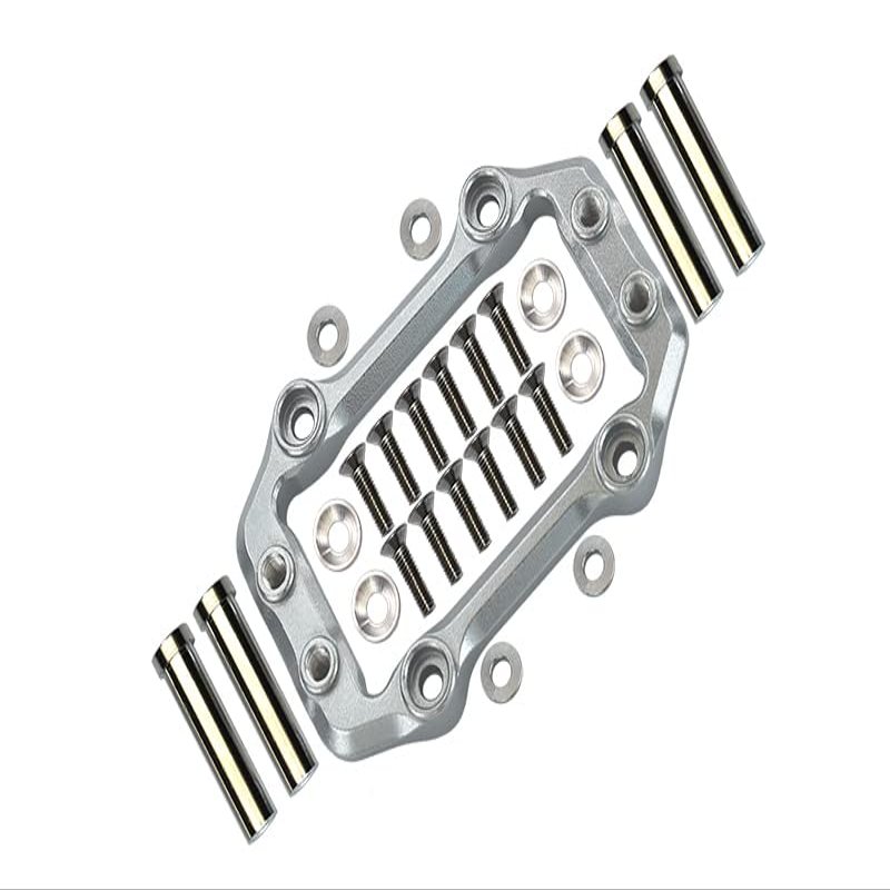 Aluminium Servo Mount for Arrma 1:8 KRATON 6S / Outcast 6S / Notorious 6S / KRATON 6S V5 / Notorious 6S V5 / 1:7 FIRETEAM 6S Upgrades - 1 Set Silver