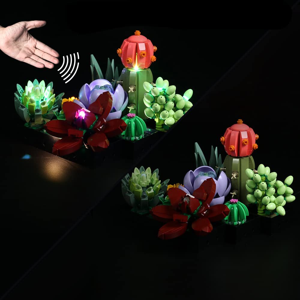 Brick Shine Light kit for Succulents 10309(Model Set is not Included) (Light Control)