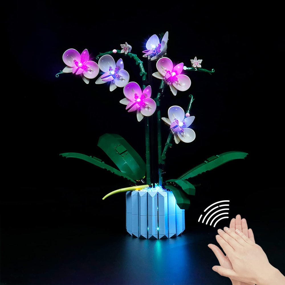 Brick Shine GC Light kit for Orchid 10311 (Model Set is not Included) (Sound Control)