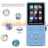 T1 MP3 MP4 Music Player with Bluetooth, Cross Shaped Buttons, 8GB Built-in Memory Supports 32GB Card Expansion, Portable Audio Video Player for Sports, Blue view 2