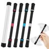AYXXZJD 4 Pieces Pen Spinning Spinner Gaming Pen Spinning Mod Gaming Flying Finger Rotating for Adults Office Supplies with Instruction Manual (SilverBlack, Red, Blue view 1
