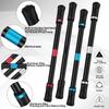 AYXXZJD 4 Pieces Pen Spinning Spinner Gaming Pen Spinning Mod Gaming Flying Finger Rotating for Adults Office Supplies with Instruction Manual (SilverBlack, Red, Blue view 4