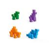Bizak Pixio Mini Dinos, create your Jurassic park with its 80 magnetic cubes, combine your colors as you like, easy and fast, recommended for children from 6 years old view 2