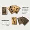 Vieux Monde Express The Tea-Stained Tarot & Guide | Classic Tarot Cards | Made in USA | Linen Finish | 78 Cards | Full Size | 4.75 by 2.75 view 2