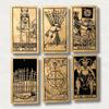 Vieux Monde Express The Tea-Stained Tarot & Guide | Classic Tarot Cards | Made in USA | Linen Finish | 78 Cards | Full Size | 4.75 by 2.75 view 4