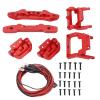 1/18 Scale RC Bumper Replacement, Durable Alloy Front Bumper Plates 2 Color Options for Off-Road Racing and Crash Repair Enthusiasts view 1