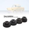 Dilwe 4Pcs RC Motor Pinion Gear, 48P 23T 25T 27T 29T Pinion Gear Set with Hex Key, Pinion Gear Set for 1/10 RC Brushless Brush Motor 3.175mm RC Accessories view 2