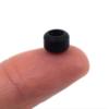 Teak Tuning Eco 85D CNC Poly Fingerboard Wheels - Street Shape, 7.5mm Dia., 5mm Wide - Black Colorway view 4