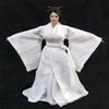 1/6 Scale Female Clothes, Chinese Ancient Dress Costume White Han Clothing for 12inches Female Action Figure Body Doll (White 3) view 1