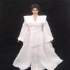 1/6 Scale Female Clothes, Chinese Ancient Dress Costume White Han Clothing for 12inches Female Action Figure Body Doll (White 2) view 1