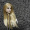 1/6 Scale Female Head Sculpt, Pale Skin Asian Loli Girl Blonde Hair Head Carved for 12inches Action Figure Body Doll view 2