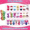 BARWA 20 Pcs Doll Clothes Including 10 Sets Bikini Swimsuits Outfit Tops and Pants with 10 Shoes for 11.5 inch Dolls view 4