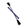 Zeekio Z-Stix Professional Juggling Flower Sticks-Devil Sticks and 2 Hand Sticks, Beginner Friendly - Neon Series (Banshee (17" HS 26 Stick), Purple) view 1